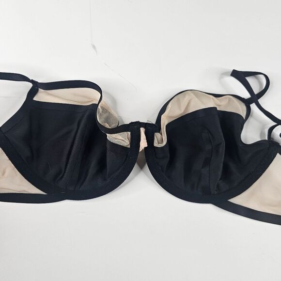 Victoria's Secret bra Black Nude Unlined Demi size 34C - Picture 6 of 7